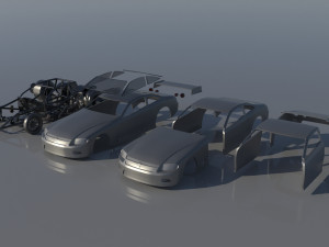 Chevrolet Cobalt Pro Mod Modello di stampa 3D