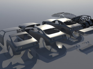 Chevrolet Cobalt Pro Mod Modello di stampa 3D