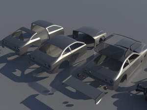 Chevrolet Cobalt Pro Mod Modello di stampa 3D