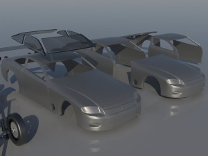 Chevrolet Cobalt Pro Mod Modello di stampa 3D