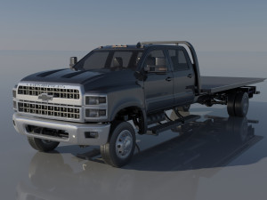 Chevrolet Silverado 5500 Tow Truck 3D 프린트 모델