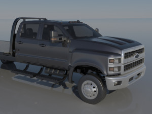 Chevrolet Silverado 5500 Tow Truck 3D Baskı Modeli