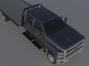 Chevrolet Silverado 5500 Tow Truck 3D Baskı Modeli