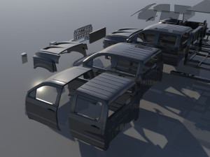 Chevrolet Silverado 5500 Tow Truck 3D Baskı Modeli