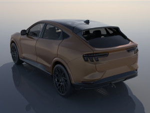Fo rd Mus tang Mach-E 2022 Modelo de Impressão 3D