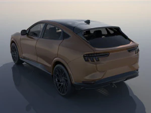 Fo rd Mus tang Mach-E 2022 3D Print Model