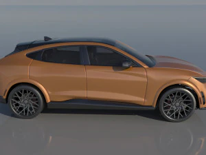 Fo rd Mus tang Mach-E 2022 3D Print Model