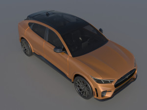 Fo rd Mus tang Mach-E 2022 Modelo de Impressão 3D
