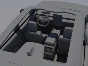 Fo rd Mus tang Mach-E 2022 Modelo de Impressão 3D
