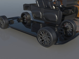 Fo rd Mus tang Mach-E 2022 Modelo de Impressão 3D