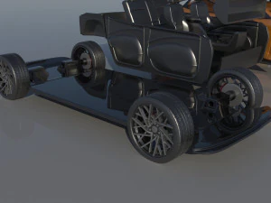 Fo rd Mus tang Mach-E 2022 3D Print Model