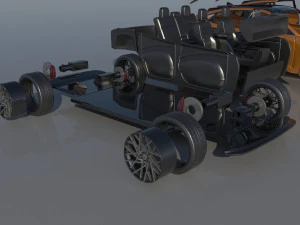 Fo rd Mus tang Mach-E 2022 3D Print Model