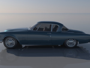 Studebaker Commander Coupe 1953 3D Print Model