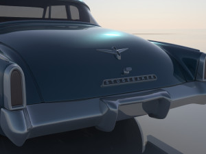 Studebaker Commander Coupe 1953 3D Print Model