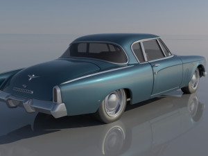 Studebaker Commander Coupe 1953 3D Print Model