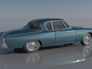 Studebaker Commander Coupe 1953 3D Print Model