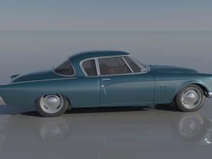 Studebaker Commander Coupe 1953 3D Print Model