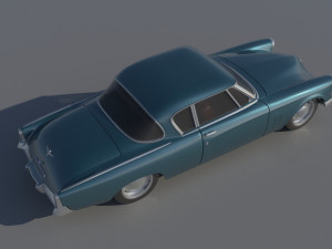 Studebaker Commander Coupe 1953 3D Print Model