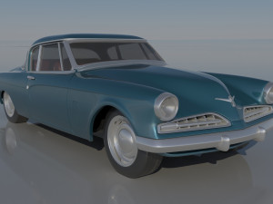 Studebaker Commander Coupe 1953 3D Print Model