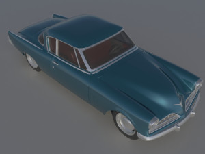 Studebaker Commander Coupe 1953 3D Print Model