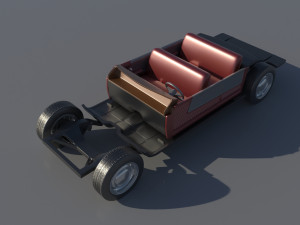 Studebaker Commander Coupe 1953 3D Print Model
