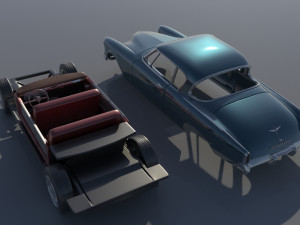 Studebaker Commander Coupe 1953 3D Print Model