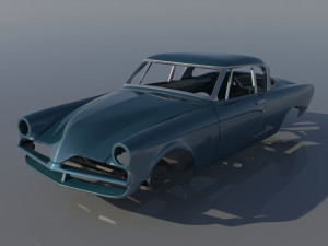 Studebaker Commander Coupe 1953 3D Print Model