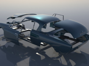 Studebaker Commander Coupe 1953 3D Print Model