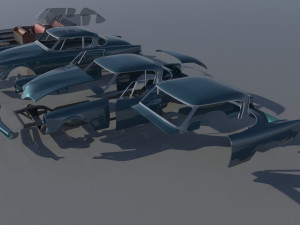 Studebaker Commander Coupe 1953 3D Print Model