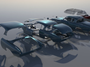 Studebaker Commander Coupe 1953 3D Print Model
