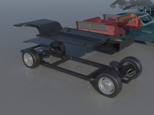 Studebaker Commander Coupe 1953 3D Print Model