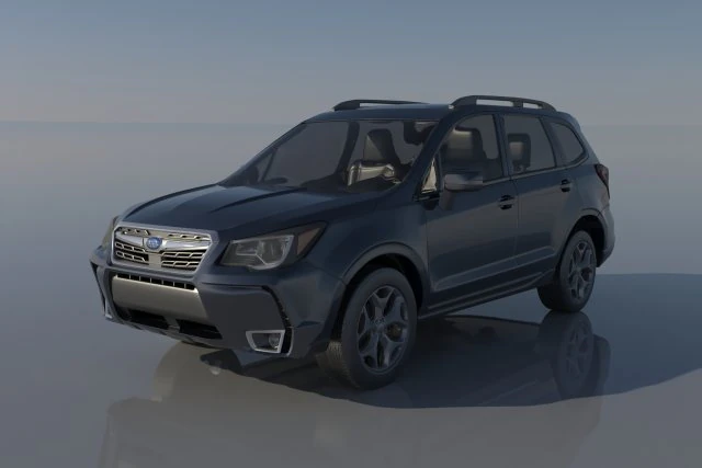 Subaru Forester 2017 20XT 3D Print Model .c4d .max .obj .3ds .fbx .stl .blend 