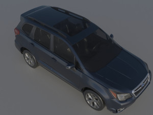 Subaru Forester 2017 20XT Modelo de impresión 3D