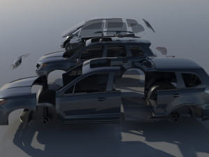 Subaru Forester 2017 20XT Modelo de impresión 3D