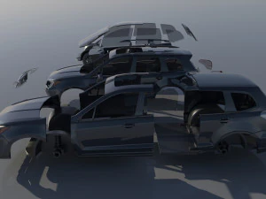Subaru Forester 2017 20XT 3D Print Model