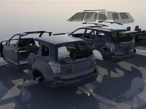 Subaru Forester 2017 20XT 3D Print Model