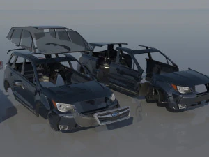 Subaru Forester 2017 20XT 3D Print Model