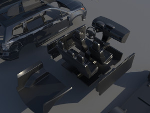 Subaru Forester 2017 20XT Modelo de impresión 3D
