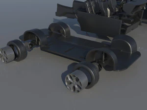 Subaru Forester 2017 20XT 3D Print Model