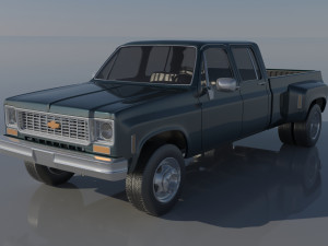 Chevrolet C30 Crew Cab 1975 3D प्रिंट मॉडल