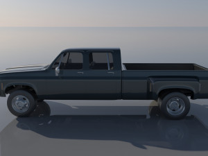 Chevrolet C30 Crew Cab 1975 Modello di stampa 3D