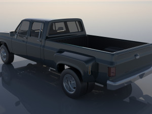 Chevrolet C30 Crew Cab 1975 Modello di stampa 3D