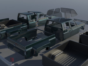 Chevrolet C30 Crew Cab 1975 Modello di stampa 3D