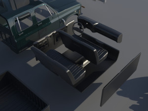 Chevrolet C30 Crew Cab 1975 Modello di stampa 3D