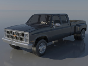Chevrolet K30 Crew Cab 1975 3D-printmodel