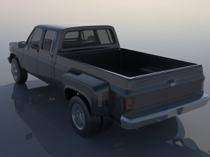 Chevrolet K30 Crew Cab 1975 3D Baskı Modeli