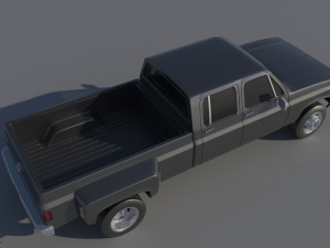 Chevrolet K30 Crew Cab 1975 3D Baskı Modeli