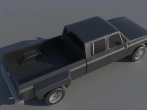 Chevrolet K30 Crew Cab 1975 3D Print Model
