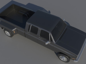 Chevrolet K30 Crew Cab 1975 3D Baskı Modeli