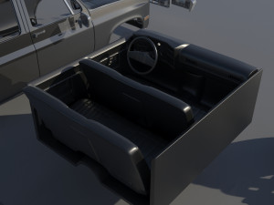 Chevrolet K30 Crew Cab 1975 3D Baskı Modeli